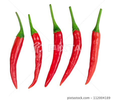 chili pepper isolated chili pepper isolated 112004189
