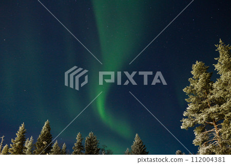 夢幻般的綠極光 112004381