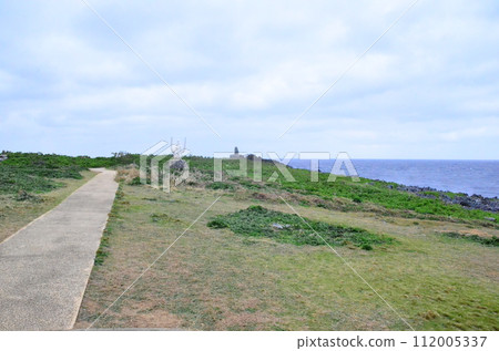 Cape Hedo is located in Yanbaru National Park, the northernmost tip of Okinawa's main island in Japan. 112005337