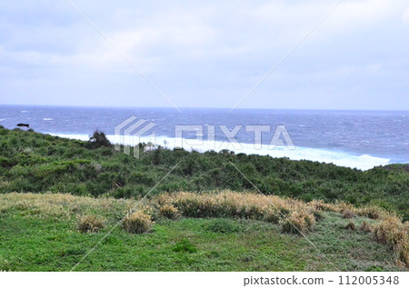 Cape Hedo is located in Yanbaru National Park, the northernmost tip of Okinawa's main island in Japan. 112005348