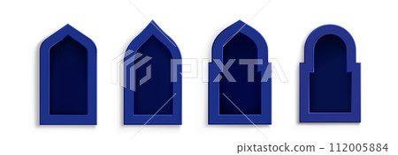 Traditional Arab frame for Islam holiday design. 112005884