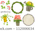 Natural plant frame material set 112006634
