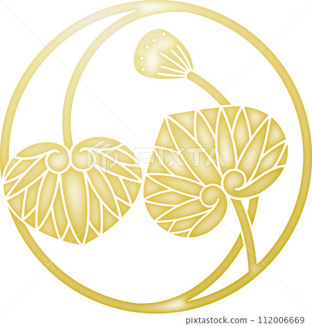 Family crest: Aoi no circle [gold] 112006669