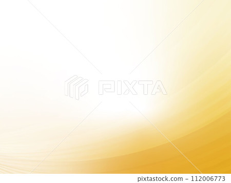 Abstract background material of ephemeral and beautiful wave image_orange color 112006773