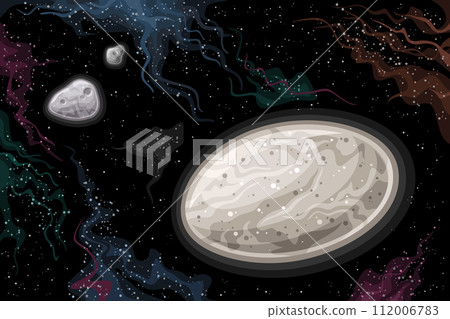 Vector Fantasy Space Chart 112006783