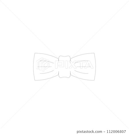 simple tie logo vector template 112006807