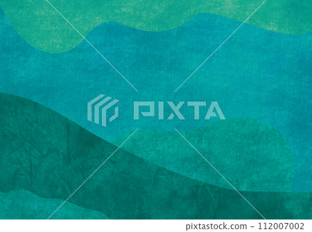 Green background with Japanese paper texture 112007002