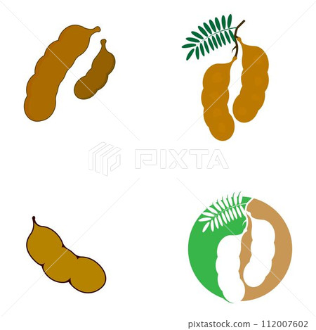 tamarind logo icon vektor template 112007602