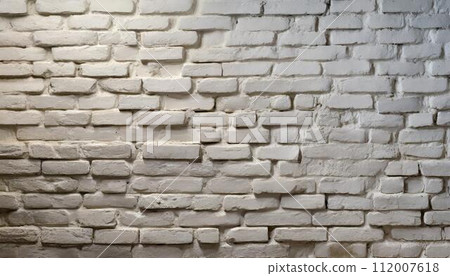 A white brick wall 112007618