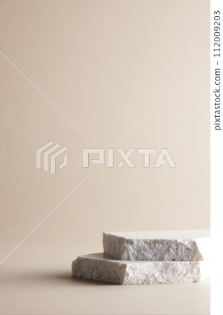 Pastel toned background with broken stones and natural objects. Pastel toned background with broken stones and natural objects. 112009203