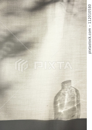 Background with shadows shining through a window with sunlight streaming in. 112010580