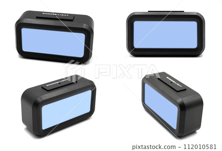 collection of modern black alarm clock 112010581
