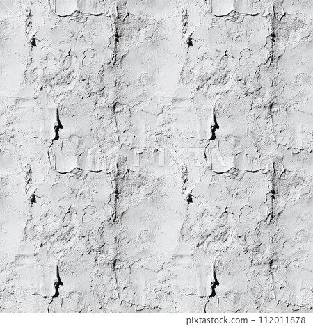 Rough Plaster with Imperfections, Seamless Texture of Paper, Substrate, Canvas, for Illustration and Design, 2x2 112011878