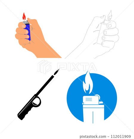 Gas Lighter Icon Gas Lighter Icon 112011909