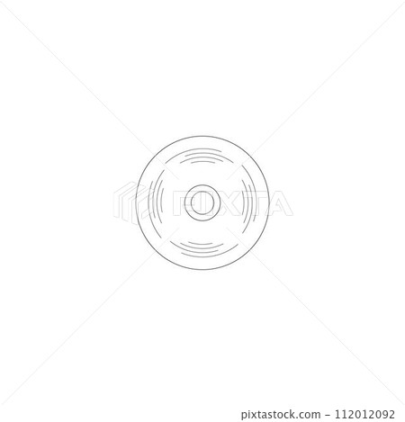 cd or dvd icon vector template 112012092