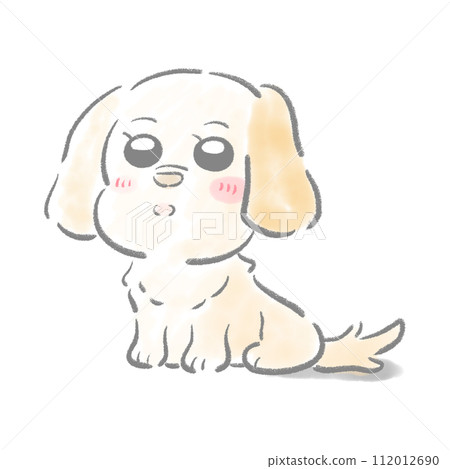 黃金獵犬水彩觸摸 黃金獵犬水彩觸摸 112012690