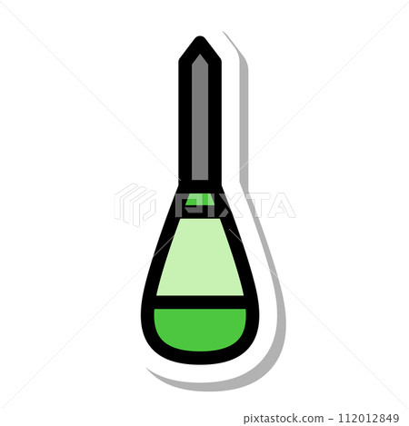 Sticker work tool single item icon screwdriver Sticker work tool single item icon screwdriver 112012849