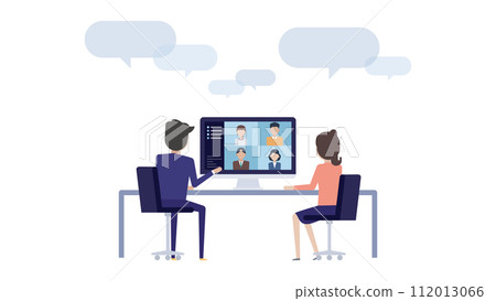 網路會議、遠距會議、線上會議、視訊會議 網路會議、遠距會議、線上會議、視訊會議 112013066