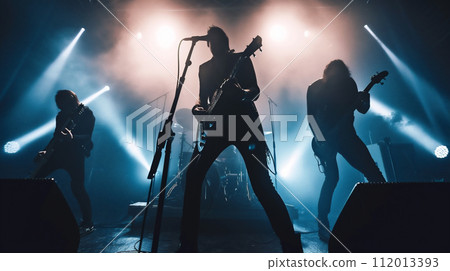 rock band playing live 112013393