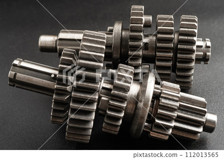 Gear and cogs wheels, clock mechanism, brass metal engine industrial. Gear and cogs wheels, clock mechanism, brass metal engine industrial. 112013565