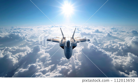 戰鬥機在天空中飛行 112013650