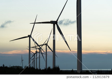 The wind power plant, energy systems, and renewable energy are on the west coast of Taiwan. The wind power plant, energy systems, and renewable energy are on the west coast of Taiwan. 112013879