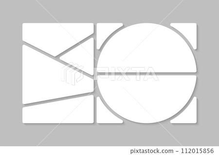 Template collage of six frames, images, photo Template collage of six frames, images, photo 112015856