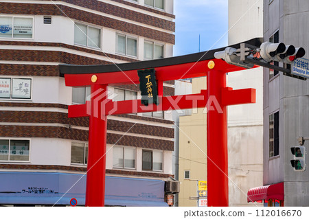 Shitaya Shrine Torii in Higashi Ueno Taito Ward, Tokyo 112016670
