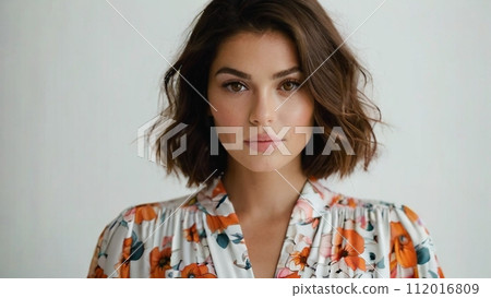 穿花裙子的女人 112016809