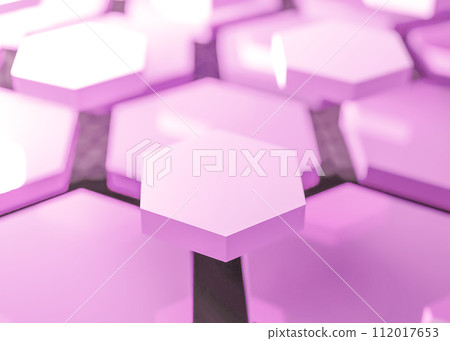 CG Hexagon 許多浮動六邊形 112017653