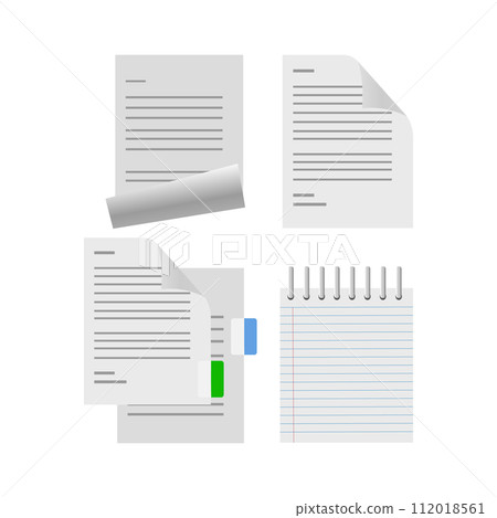 Contract documents pile vector illustration, flat cartoon document stack agreement document management concept, business document Contract documents pile vector illustration, flat cartoon document stack agreement document management concept, business document 112018561