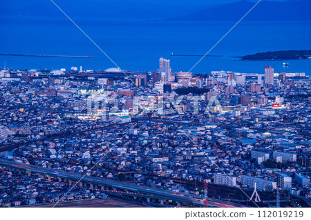 (Shizuoka Prefecture) View of Shimizu Ward, Shizuoka City from Kajiwarayama Park Observation Deck (Shizuoka Prefecture) View of Shimizu Ward, Shizuoka City from Kajiwarayama Park Observation Deck 112019219