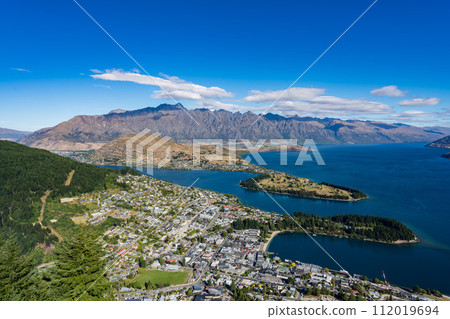 Views of Queenstown from the top of the Skyline Gondola Views of Queenstown from the top of the Skyline Gondola 112019694