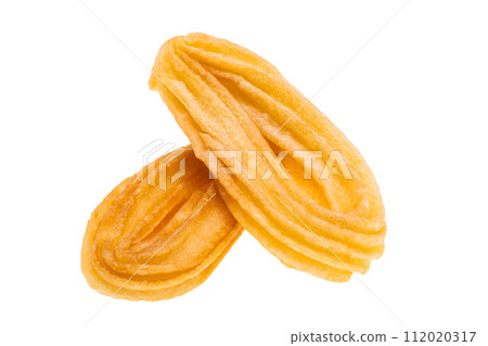 Spanish Churros deep fried isolated Spanish Churros deep fried isolated 112020317
