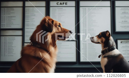 dog in the cafe dog in the cafe 112020805