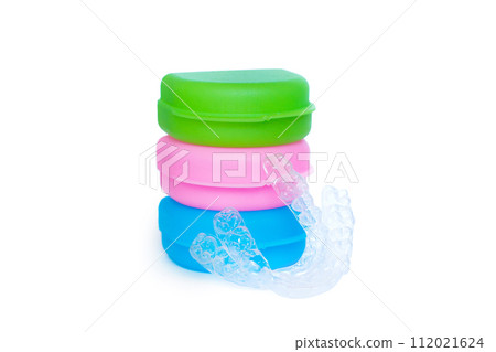 Invisible dental teeth brackets tooth aligners plastic braces retainers to straighten  112021624