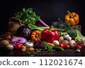 assortment of fresh vegetables 112021674