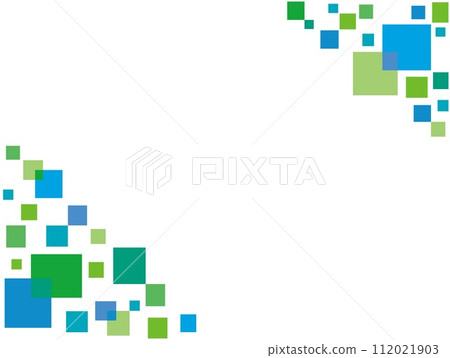 幾何圖案框架白色背景柔和的顏色 112021903