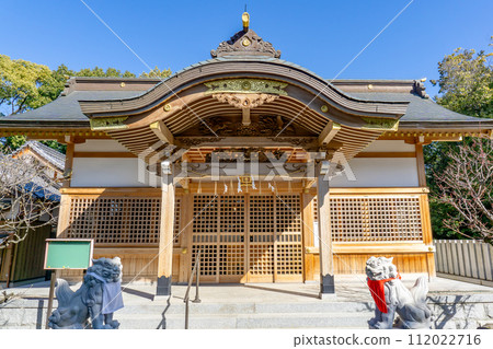 大阪府四條畷市清瀧中町國仲神社（大蛇宮）參拜殿 112022716