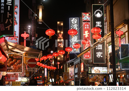 橫濱唐人街夜景 112023314