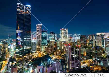 Tokyo Night view of Tokyo seen from Tokyo Tower, skyscrapers in Minato Ward 112024960