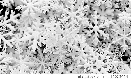 Snowflake patterns are overcrowded. 112025034