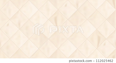 Top view of cream mattress quilted seamless texture 112025462