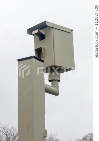 Photo radar (Traffic enforcement camera). Photo radar (Traffic enforcement camera). 112027509