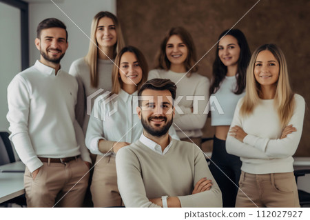 Confident Business Team in Office 112027927