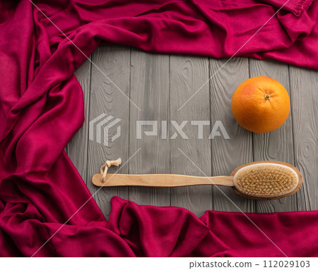 skin preparation body beach anti-cellulite massage cactus brush big orange peel. S 112029103