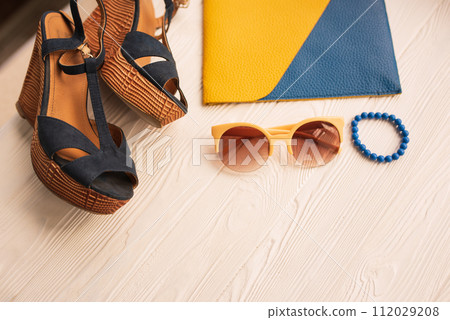 Sunglasses bijouterie jewelry bracelets clutch bag wedges shoes Sunglasses bijouterie jewelry bracelets clutch bag wedges shoes 112029208