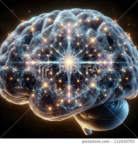 AI-generated content. A conceptual representation of the human brain. AI-generated content. A conceptual representation of the human brain. 112030703