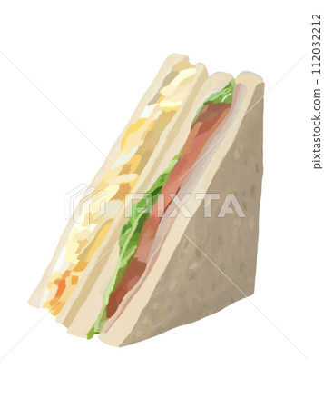 Sandwich (egg, ham, tomato)① 112032212