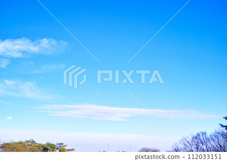 Blue sky and cloud image 112033151